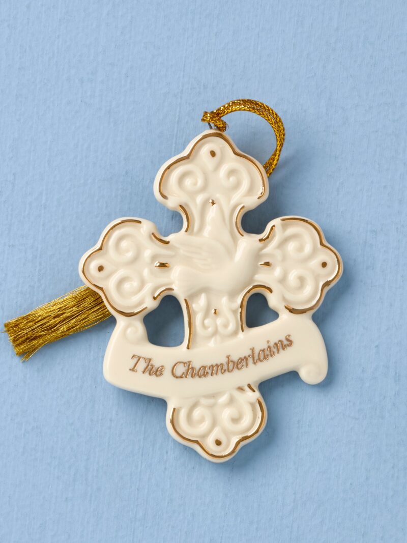 Personalized My Family Cross Ornament